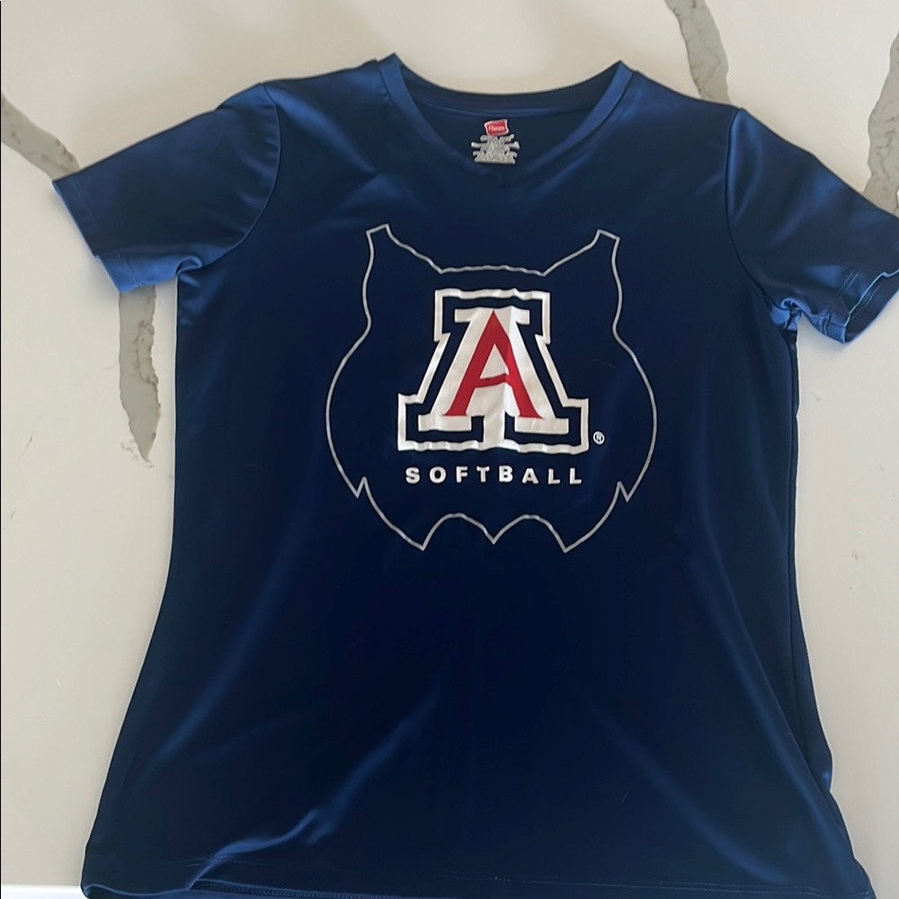 Navy Arizona Softball T-Shirt